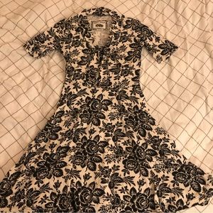 Effie’s Heart black floral dress